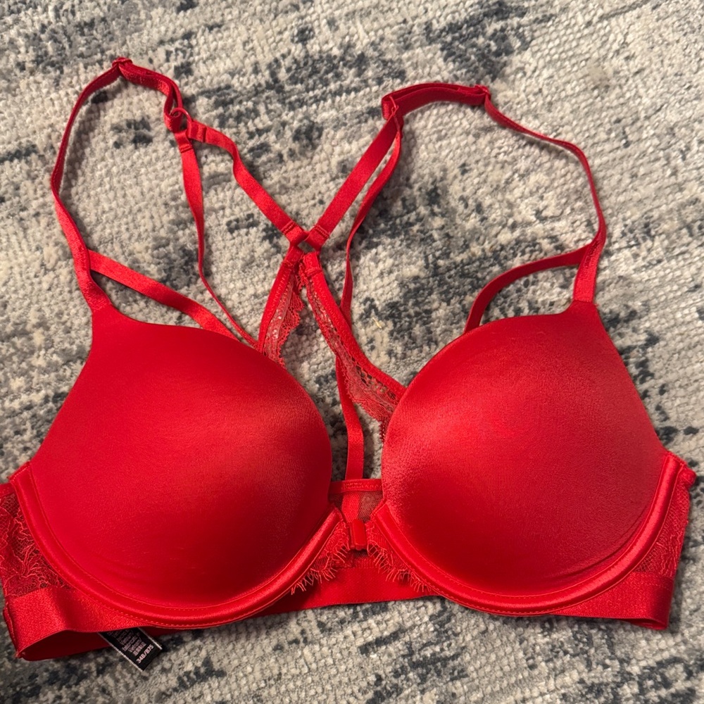 Victoria’s Secret Red Lace Bra